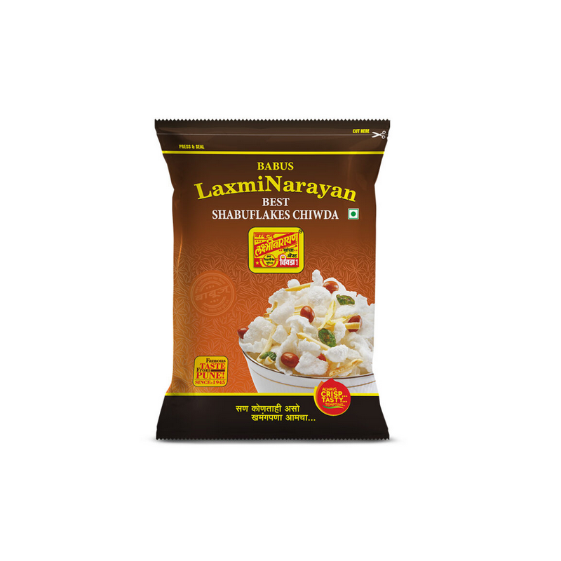 LAXMINARAYAN BEST SHABUFLAKES CHIWDA 250 GM